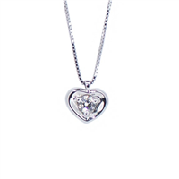 Collar Polello Mujer in Oro blanco Diamante 0.18 Ct G2886CB - G2886CB